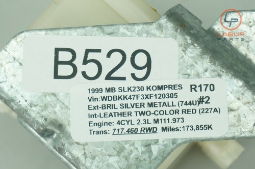 R170 97-04 Mercedes SLK Class Anti Theft Tow Alarm Control Module B529 - Bild 9 von 9