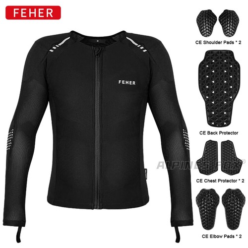 Motorcycle Soft Armor Jacket Man Women Protective Gear Chest Shoulder Protection - Picture 7 of 28