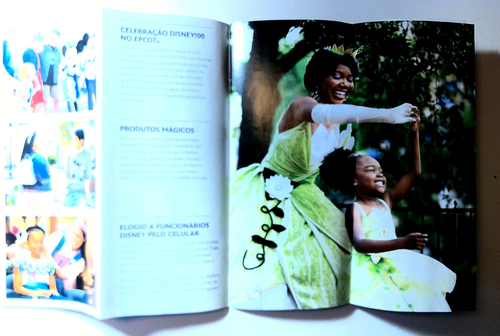 WALT DISNEY WORLD Explore 4 Parks & More Attraction guide PORTUGESE 24pg broch - Picture 4 of 5