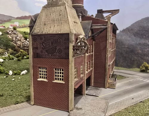 N Scale 1:160 - Building Factory /Iron Works - Picture 9 of 13
