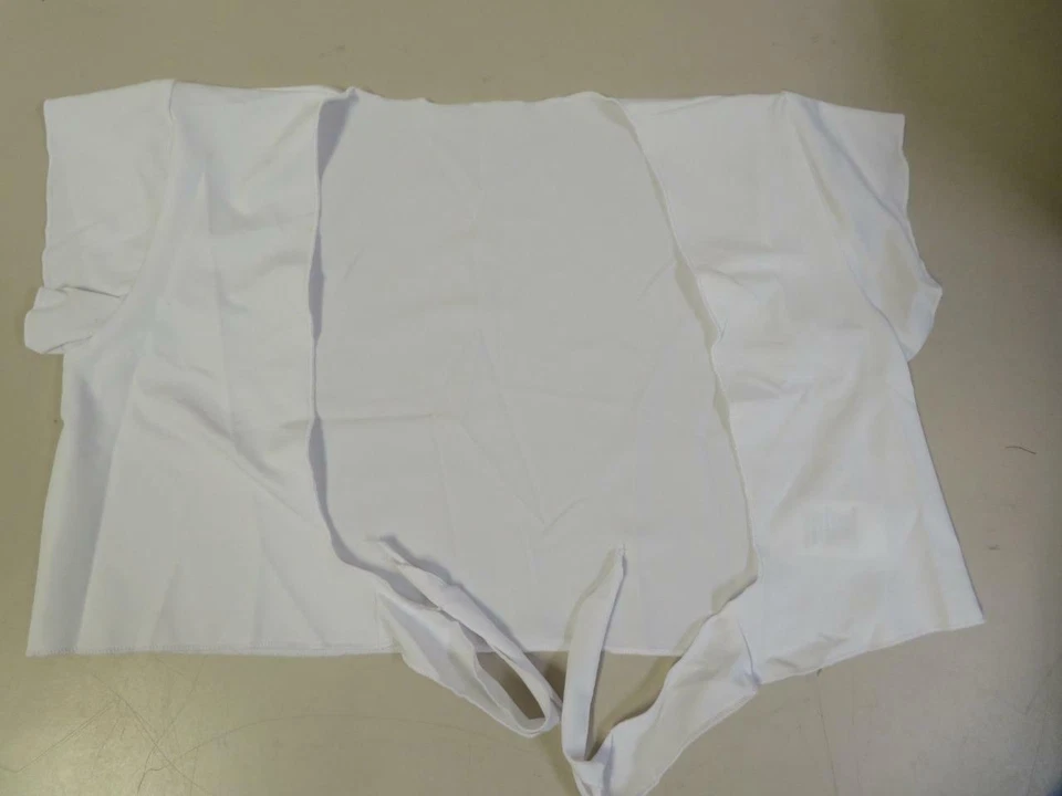 Disfraz de Halloween Roma Corbata Top Blanco Manga Corta Talla Única Foto 2 de 4