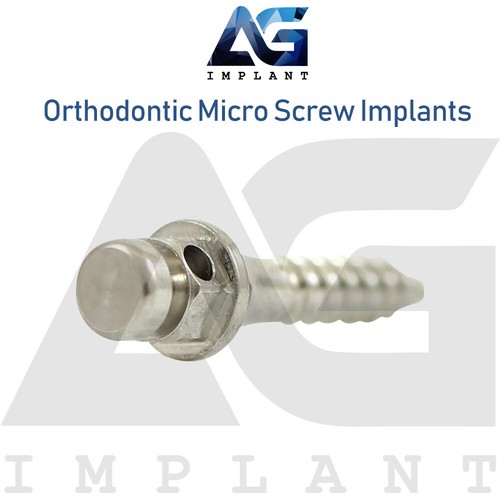 5 micro tornillos de ortodoncia autoperforamiento dental titanio estéril 2 mmx6 mm - Imagen 2 de 3