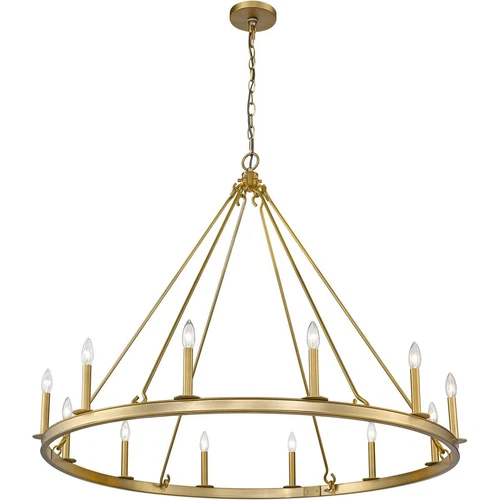 Z-Lite 12 Light Chandelier 482R-12OBR - Picture 5 of 8