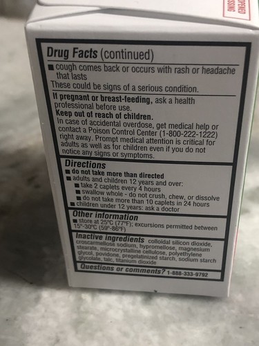 ValuHealth-Day Time Non-Drowsy Sinus Congestion/Pain(Severe)12Caplet-(See Below) - Picture 4 of 10