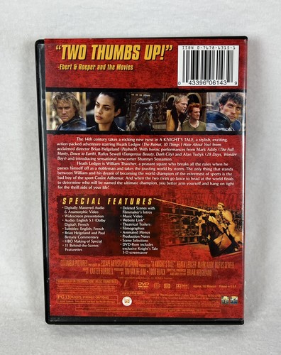 A Knight's Tale (DVD) Special Edition Heath Ledger - Picture 4 of 4
