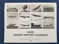 2005 Airship History Calendar, interesting facts on every date in each month