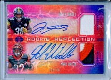 2018 Jaylen Samuels Mark Walton Illusions Dual Patch Rookie Auto Card 18/25 SP