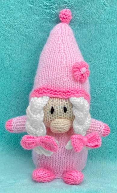 KNITTING PATTERN - Baby Girl Pink Gonk Gnome Chocolate orange cover / 13cms toy KNITTING PATTERN - Baby Girl Pink Gonk Gnome Chocolate orange cover / 13cms toy