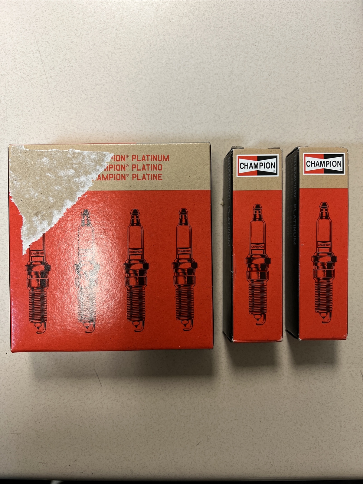 Champion RC12PEC5 3034 Platinum Power Spark Plug, Pack of 6