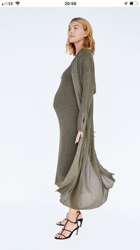 Gold m fil Zara en Cardigan dYnX4YxqpO