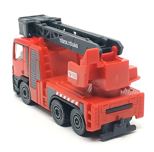 Majorette Man TGS Fire Truck Hungary - Tazol Toseg 105 1/87 (3") no Package - Picture 5 of 6