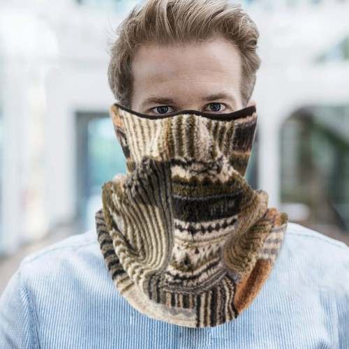 Men's Neck Gaiter Warmer Fleece Ski Mask Cover Hunting Mask Winter Cold Weather - Picture 7 of 23