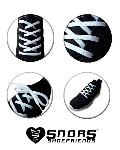 SNORS Flachsenkel breit 100-145cm 11-12mm Polyester SCHNÜRSENKEL Sneaker Kordel - Bild 138 von 207