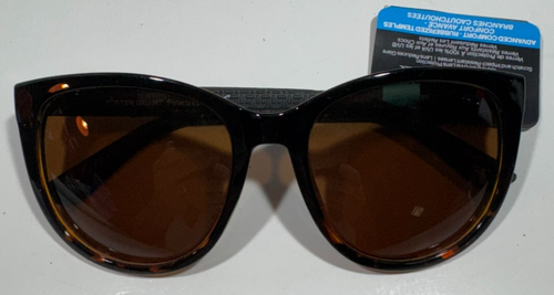 Foster Grant Polarized Sunglasses Tortoise, Cat-Eye 100% UVA-UVB NSO822 AVC - Picture 8 of 8