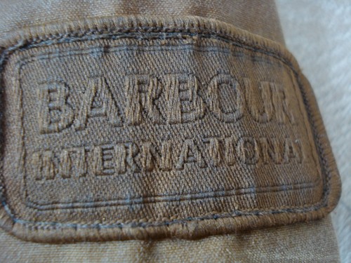 Barbour International Duke Wax Jacket Mens XXL Brown Waxed Slim Motorcycle Biker - Picture 9 of 24