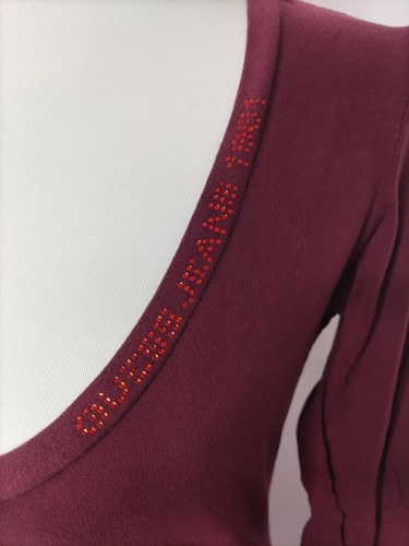 GUESS, Damen Bluse mit Glitzer Steine, Gr. S - M, NEUWERT - Bild 1 von 7