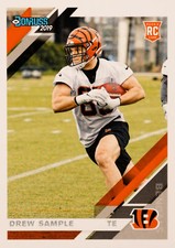 2019 Panini Donruss Football Rookies #275: Drew Sample Donruss Base