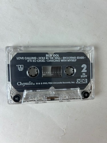 Billy Idol 1982 Self Titled Cassette Tape Come On Come On White Wedding - Picture 15 of 15