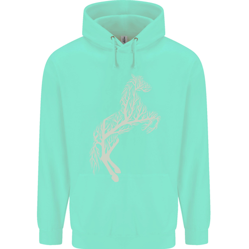 Tree Horse Ecology Equestrian Childrens Kids Hoodie - Picture 58 of 68