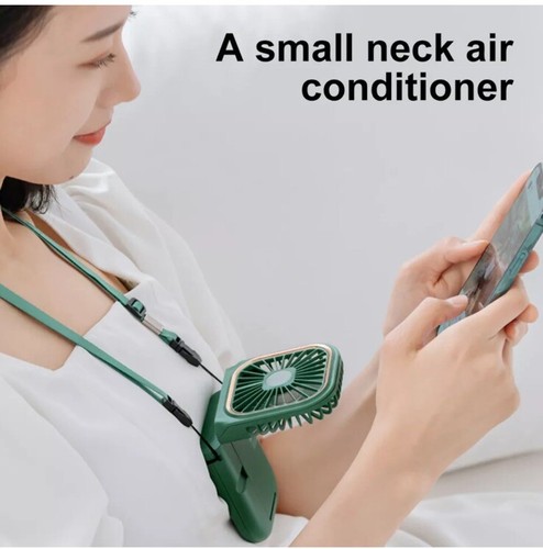Foldable Mini Fan Handheld Stand Fan Air Cooling 3000mAh Rechargeable Power Bank - Picture 6 of 12