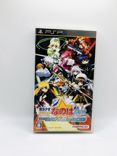 Nanoha A’s Portable Battle of Aces Sony PSP Japan Import CIB Anime Namco Retro - Picture 4 of 5