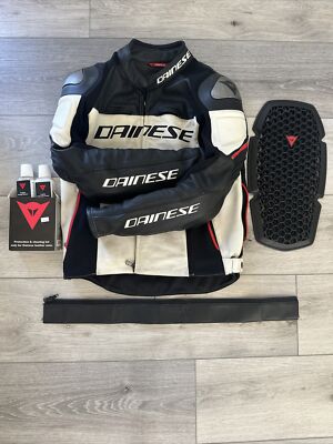 DAINESE　 RACING3 LEATHER JACKET size50 Dainese Racing 3 Perforated Leather Jacket | eBay