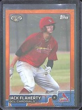 2015 Topps Pro Debut Orange #121 Jack Flaherty No 8 of 25