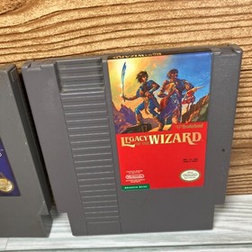Deadly Towers & Legacy of the Wizard (Nintendo NES, 1987)  Working Authentic