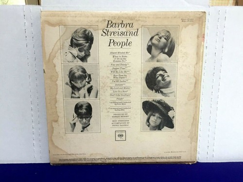 Barbra Streisand PEOPLE 1965-67 Columbia MONO VG/G+ CLEARANCE - Imagen 5 de 5