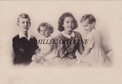 REAL: photo - Vitt. Emanuele - Beatrice - Maria Gabriella and Maria Pia SAVOIA
