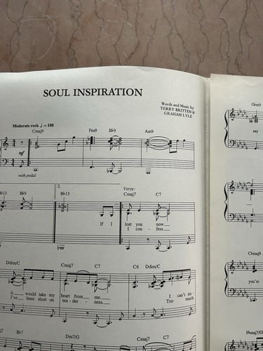 ANITA BAKER sheet music SOUL INSPIRATION (1990) 6 pages (VG+ shape) - Picture 2 of 3
