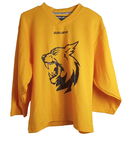 Bauer Team Hockey Youth 2012 Yellow Jersey Size L