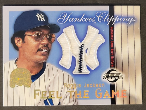 2000 Fleer Greats of the Game Reggie Jackson Yankees Clippings (BESCHREIBUNG LESEN)