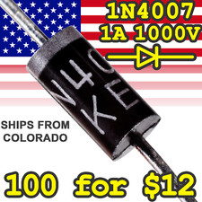 Diode 1N4007 1,000V 1A - Rectifier, Reverse Current Protection, DIY, Arduino, T