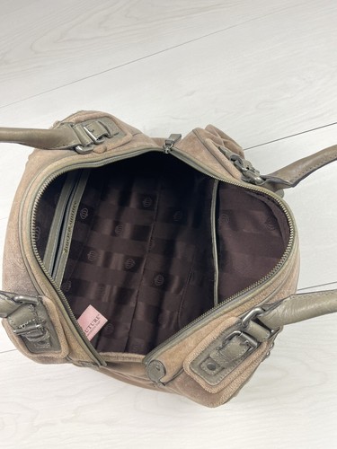 Juicy Couture Velour Handtasche Bowling Bag Taupe - Bild 11 von 12