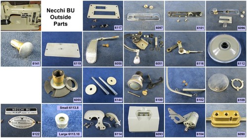 Vintage Necchi BU MIRA Nähmaschine, wählen Sie Ihre Teile! Kostenloser Versand über 30 $ - Bild 1 von 109