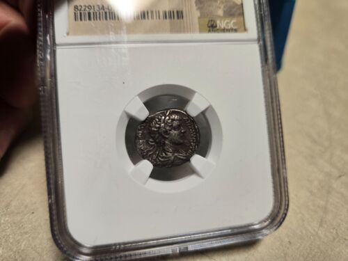 Caracalla Silver Denarius (AD 198-217) NGC - Roman Silver Coin Roman Empire - Picture 2 of 4