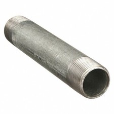3/8 x 12" Rigid Conduit Nipple Galvanized Steel Threaded Both Ends Welded GAV