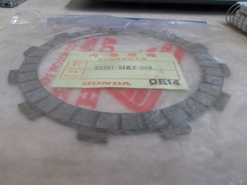 NOS OEM Honda Clutch Friction Disk 1961-2000 XR600 XL600 NX650 22201-MK2-000 - Picture 2 of 3