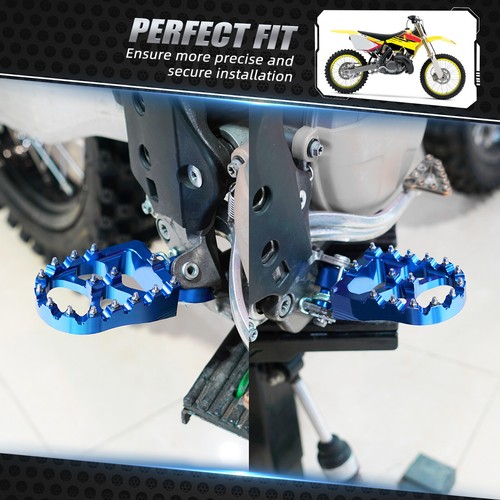 CNC Footrest Foot Pegs For Yamaha YZ250F YZ450F WR450F YZ125 YZ250 YZ250FX 450FX - Picture 9 of 14