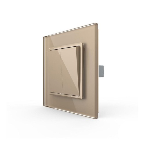 LIVOLO Wippe Glas Lichtschalter Steckdosen Taster Dimmer Kreuz-/ Wechselschalter - Bild 70 von 192