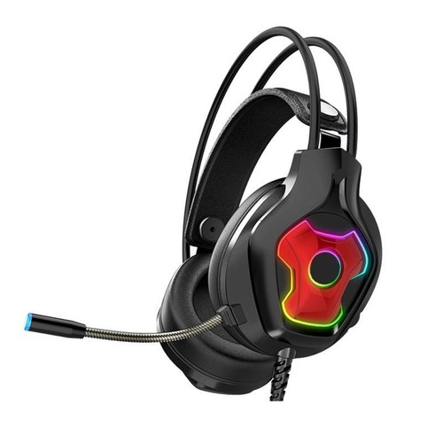 7.1 Surround Sound Gaming Headset with Noise Cancelling Mic RGB Light Headphones - Photo 12/17
