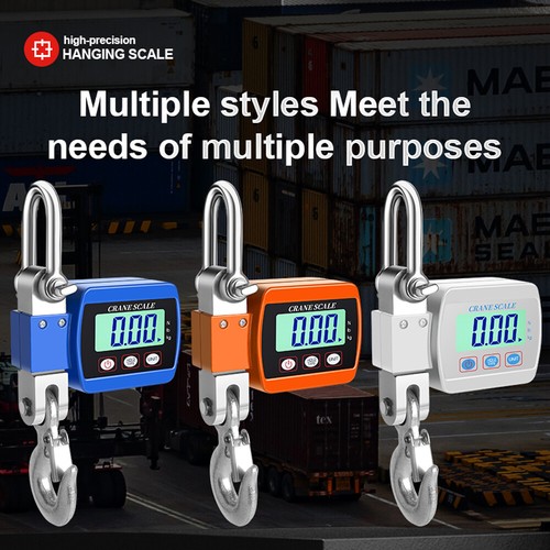 LCD Digital Display Crance Scale 0.05-500kg Portable Industrial Electronic W4W7 - Picture 3 of 11