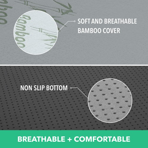 Single Mattress Portable Bed Sofa Camping Mat Memory Foam Floor Pad Cushion 15CM - Picture 4 of 10