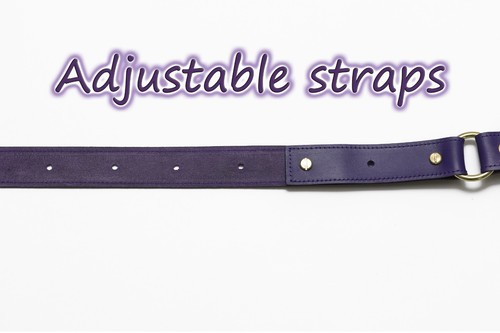 Purple 1911 Pistol Holster High Quality genuine leather Cosplay Halloween - Picture 4 of 4