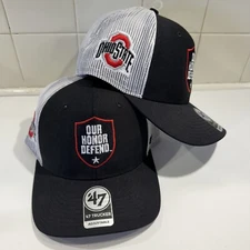 '47 Brand Ohio State Buckeyes Trucker “Our Honor Defend” Snapback Adjustable Hat