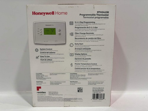 New Open 10PK HoneyWell RTH2410B Programmable Thermostat - Picture 7 of 8