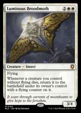 Luminous Broodmoth - 144 - NM - Commander: Bloomburrow - MTG