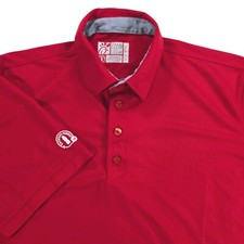 Chick-fil-A Polo Shirt Adult Size XL Red Oobe Team Style Short Sleeve Polyester