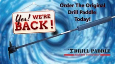 DRILLPADDLE® ,RAFT, KAYAK,TUBE,BOAT,CANOE,PONTOON,DRILL PWRD TROLLER,DINGY,FAST!